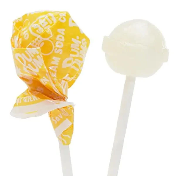 Dum Dums Yellow Party Pops - Cream Soda: 75-Piece Bag 1 Dum Dums Yellow Party Pops - Cream Soda: 75-Piece Bag