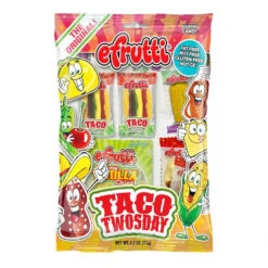 Efrutti Gummi Taco Twosday Bags: 12-Piece Box