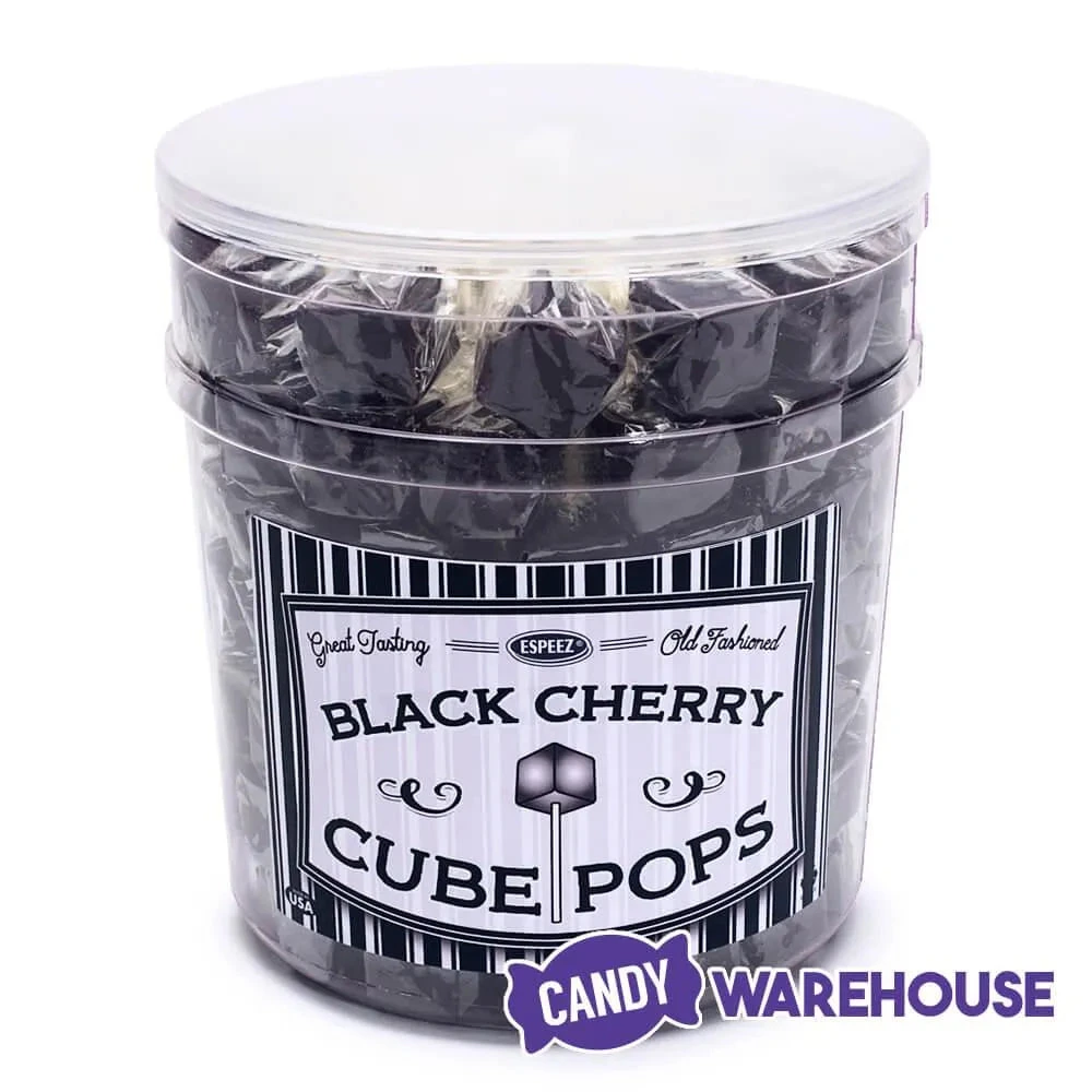 Espeez Cube Pop - Black Cherry: 100-Piece Tub 3 Espeez Cube Pop - Black Cherry: 100-Piece Tub - Image 3