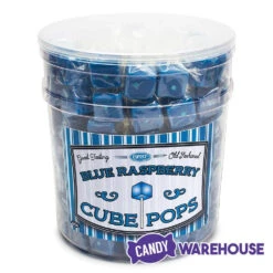 Espeez Cube Pop - Blue Raspberry: 100-Piece Tub -Candy Shop espeez cube pop blue raspberry 100 piece tub candy warehouse 3