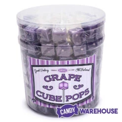 Espeez Cube Pop - Grape: 100-Piece Tub -Candy Shop espeez cube pop grape 100 piece tub candy warehouse 3