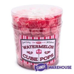 Espeez Cube Pop - Watermelon: 100-Piece Tub -Candy Shop espeez cube pop watermelon 100 piece tub candy warehouse 3