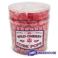 Espeez Cube Pop - Wild Cherry: 100-Piece Tub -Candy Shop espeez cube pop wild cherry 100 piece tub candy warehouse 3