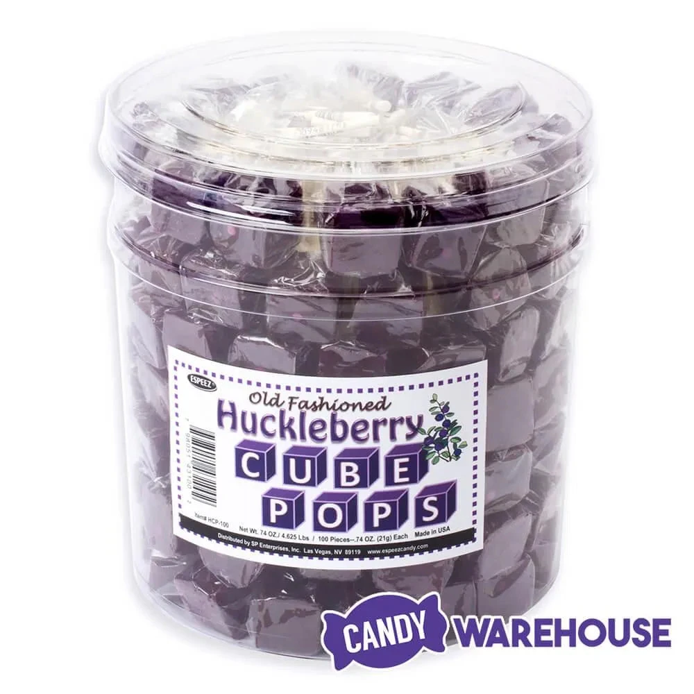 Espeez Cube Pops - Huckleberry: 100-Piece Tub 3 Espeez Cube Pops - Huckleberry: 100-Piece Tub - Image 3