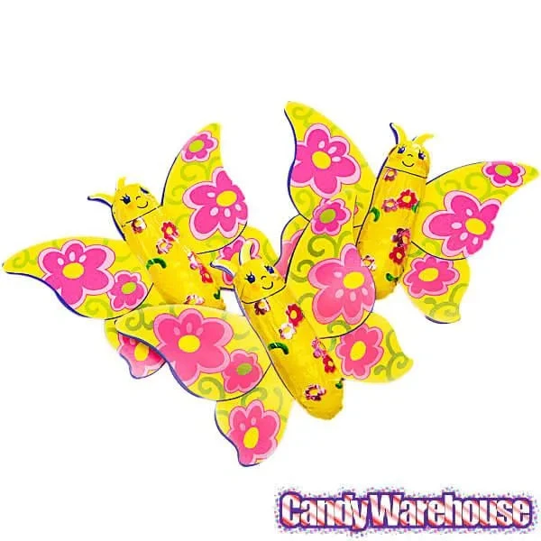 Foiled Chocolate Butterflies: 40-Piece Tub 2 Foiled Chocolate Butterflies: 40-Piece Tub - Image 2