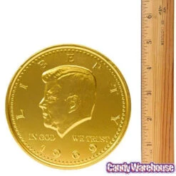 Fort Knox Gold Foiled Milk Chocolate 5-Inch Medallions: 12-Piece Box 9 Fort Knox Gold Foiled Milk Chocolate 5-Inch Medallions: 12-Piece Box -Candy Shop fort knox gold foiled milk chocolate 5 inch medallions 12 piece box candy warehouse 4