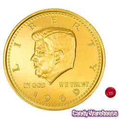 Fort Knox Gold Foiled Milk Chocolate 5-Inch Medallions: 12-Piece Box 10 Fort Knox Gold Foiled Milk Chocolate 5-Inch Medallions: 12-Piece Box -Candy Shop fort knox gold foiled milk chocolate 5 inch medallions 12 piece box candy warehouse 5