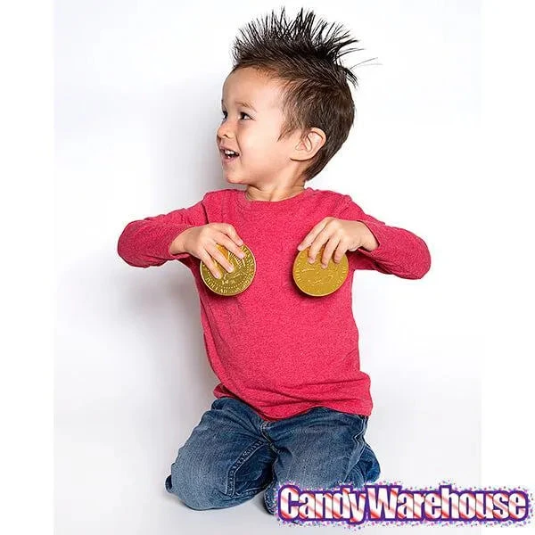 Fort Knox Gold Foiled Milk Chocolate US Dollar Medallions: 30-Piece Box 6 Fort Knox Gold Foiled Milk Chocolate US Dollar Medallions: 30-Piece Box - Image 6