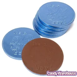 Fort Knox It's A Boy Foiled Milk Chocolate 4-Inch Medallions: 20-Piece Box 6 Fort Knox It's A Boy Foiled Milk Chocolate 4-Inch Medallions: 20-Piece Box -Candy Shop fort knox it s a boy foiled milk chocolate 4 inch medallions 20 piece box candy warehouse 3