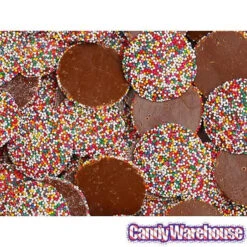 Guittard Milk Chocolate Wafers With Colored Nonpareils: 5LB Bag -Candy Shop guittard milk chocolate wafers with colored nonpareils 5lb bag candy warehouse 3 846c2b45 e768 405c b682 89f4ddd2974b