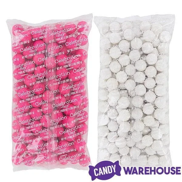 Gumballs Color Combo - Pink And White: 4LB Box 4 Gumballs Color Combo - Pink And White: 4LB Box - Image 4