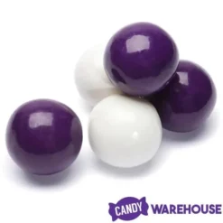 Gumballs Color Combo - Purple And White: 4LB Box 6 Gumballs Color Combo - Purple And White: 4LB Box -Candy Shop gumballs color combo purple and white 4lb box candy warehouse 3
