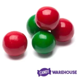 Gumballs Color Combo - Red And Green: 4LB Box 7 Gumballs Color Combo - Red And Green: 4LB Box -Candy Shop gumballs color combo red and green 4lb box candy warehouse 4