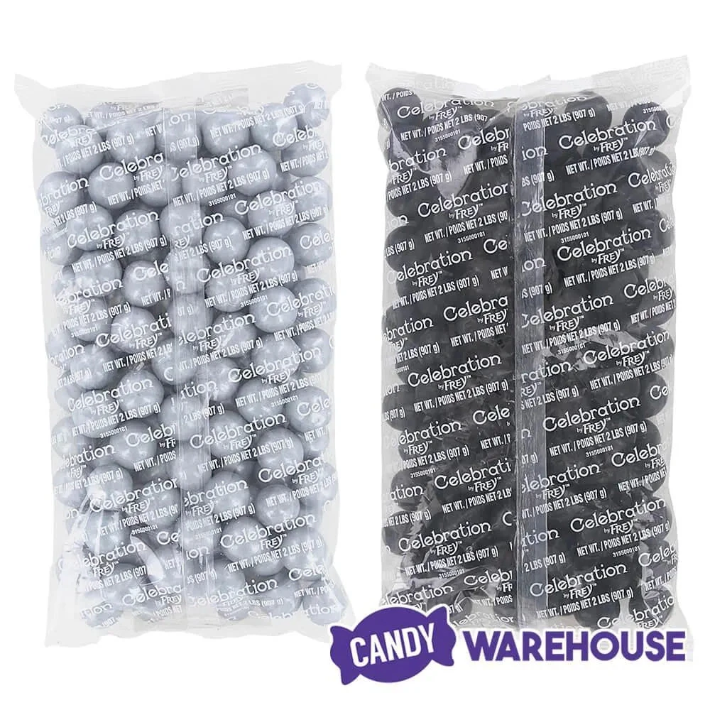 Gumballs Color Combo - Silver And Black: 4LB Box 3 Gumballs Color Combo - Silver And Black: 4LB Box - Image 3