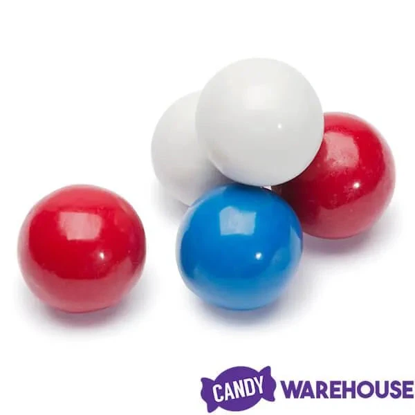 Gumballs Color Combo - USA Red, White And Blue: 6LB Box 3 Gumballs Color Combo - USA Red, White And Blue: 6LB Box - Image 3