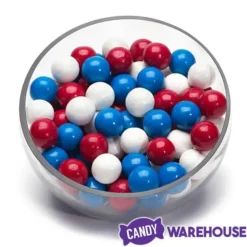 Gumballs Color Combo - USA Red, White And Blue: 6LB Box 7 Gumballs Color Combo - USA Red, White And Blue: 6LB Box -Candy Shop gumballs color combo usa red white and blue 6lb box candy warehouse 4