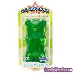 Gummy Bear Night Light - Green 9 Gummy Bear Night Light - Green -Candy Shop gummy bear night light green candy warehouse 5