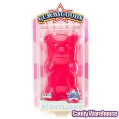 Gummy Bear Night Light - Pink -Candy Shop gummy bear night light pink candy warehouse 5