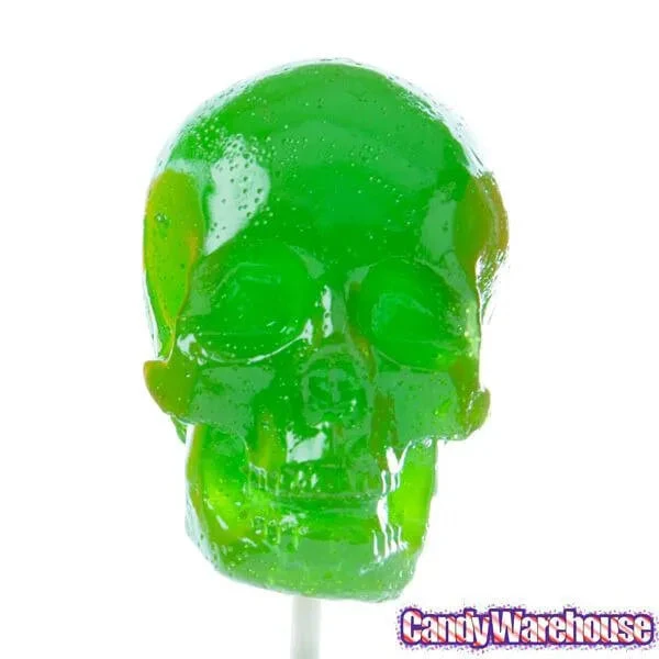 Gummy Skulls On A Stick Assortment: 4-Piece Box 5 Gummy Skulls On A Stick Assortment: 4-Piece Box - Image 5