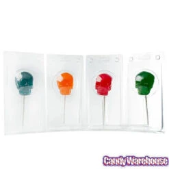 Gummy Skulls On A Stick Assortment: 4-Piece Box 17 Gummy Skulls On A Stick Assortment: 4-Piece Box -Candy Shop gummy skulls on a stick assortment 4 piece box candy warehouse 9