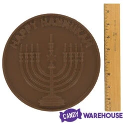 Happy Hanukkah Milk Chocolate Giant Gelt: 8.65-Ounce Coin -Candy Shop happy hanukkah milk chocolate giant gelt 8 65 ounce coin candy warehouse 3