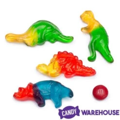 Haribo Gummy Dinosaurs Candy: 100-Piece Jar -Candy Shop haribo gummy dinosaurs candy 100 piece jar candy warehouse 4