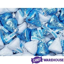 Hershey's Kisses Color Combo - Light Blue And White: 800-Piece Box -Candy Shop hershey s kisses color combo light blue and white 800 piece box candy warehouse 4
