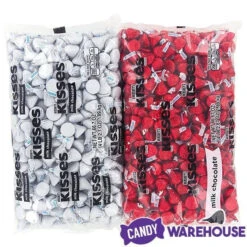 Hershey's Kisses Color Combo - Red And White: 800-Piece Box -Candy Shop hershey s kisses color combo red and white 800 piece box candy warehouse 4