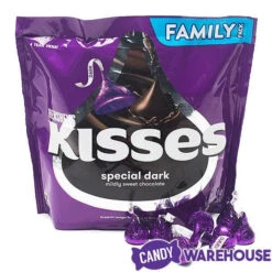 Hershey's Kisses Purple Foiled Dark Chocolate Candy: 1LB Bag 14 Hershey's Kisses Purple Foiled Dark Chocolate Candy: 1LB Bag -Candy Shop hershey s kisses purple foiled dark chocolate candy 1lb bag candy warehouse 7