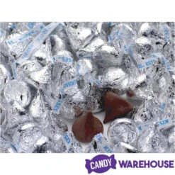 Hershey's Kisses Silver Foiled Milk Chocolate Candy: 56-Ounce Bag -Candy Shop hershey s kisses silver foiled milk chocolate candy 56 ounce bag candy warehouse 5