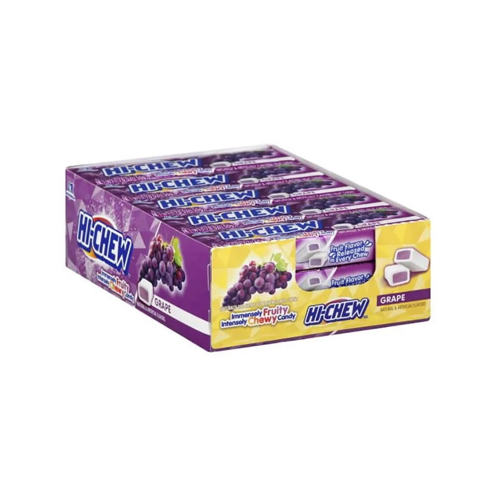 Hi-Chew Fruit Chews 10-Piece Candy Packs - Grape: 15-Piece Box 3 Hi-Chew Fruit Chews 10-Piece Candy Packs - Grape: 15-Piece Box - Image 3