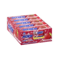 Hi-Chew Fruit Chews 10-Piece Candy Packs - Strawberry: 15-Piece Box 5 Hi-Chew Fruit Chews 10-Piece Candy Packs - Strawberry: 15-Piece Box -Candy Shop hi chew fruit chews 10 piece candy packs strawberry 15 piece box candy warehouse 3