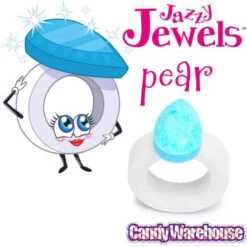Jazzy Jewels Candy Rings: 30-Piece Bag -Candy Shop jazzy jewels candy rings 30 piece bag candy warehouse 3