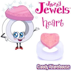 Jazzy Jewels Candy Rings: 30-Piece Bag -Candy Shop jazzy jewels candy rings 30 piece bag candy warehouse 6