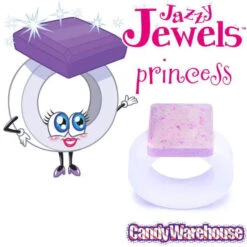 Jazzy Jewels Candy Rings: 30-Piece Bag -Candy Shop jazzy jewels candy rings 30 piece bag candy warehouse 8
