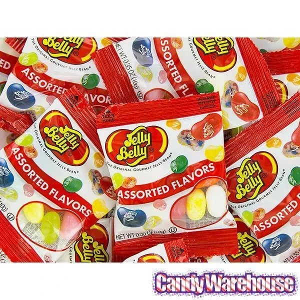 Jelly Belly Assorted Flavors Jelly Beans Mini Packets: 80-Piece Box 2 Jelly Belly Assorted Flavors Jelly Beans Mini Packets: 80-Piece Box - Image 2