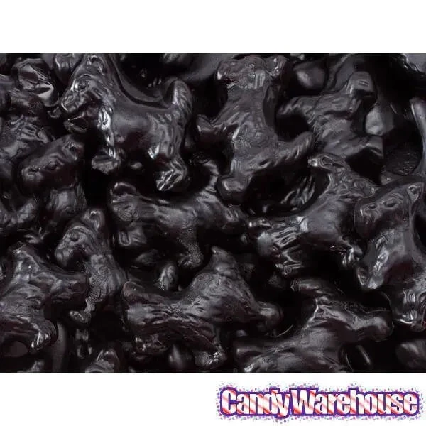 Jelly Belly Licorice Scottie Dogs - Black: 5LB Bag 2 Jelly Belly Licorice Scottie Dogs - Black: 5LB Bag - Image 2