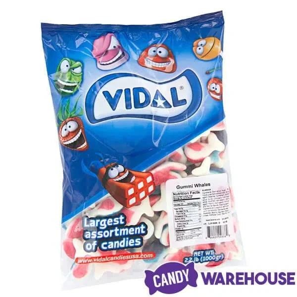 Jelly Filled Gummy Whales Candy: 1KG Bag 3 Jelly Filled Gummy Whales Candy: 1KG Bag - Image 3