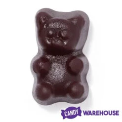 Jovy Black Cherry Gummy Bears: 5LB Bag -Candy Shop jovy black cherry gummy bears 5lb bag candy warehouse 3