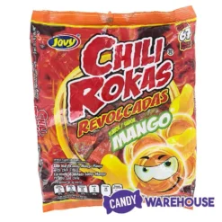 Jovy Chili Rokas Revolcadas Hard Candy - Mango: 65-Piece Bag -Candy Shop jovy chili rokas revolcadas hard candy mango 65 piece bag candy warehouse 4