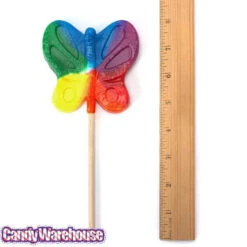 Jumbo 2.5-Ounce Butterfly Lollipops - Primary Colors: 16-Piece Box 5 Jumbo 2.5-Ounce Butterfly Lollipops - Primary Colors: 16-Piece Box -Candy Shop jumbo 2 5 ounce butterfly lollipops primary colors 16 piece box candy warehouse 3 81553f33 b988 4f7e ab55 ce8af50de103