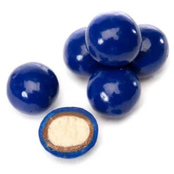 Koppers Milk Chocolate Covered Malt Balls - Navy Blue: 5LB Bag