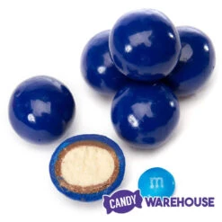 Koppers Milk Chocolate Covered Malt Balls - Navy Blue: 5LB Bag -Candy Shop koppers milk chocolate covered malt balls navy blue 5lb bag candy warehouse 3