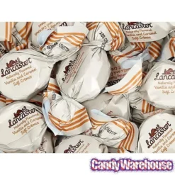 Lancaster Caramel And Vanilla Soft Cremes Candy: 8-Ounce Bag -Candy Shop lancaster caramel and vanilla soft cremes candy 8 ounce bag candy warehouse 3