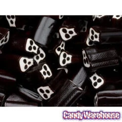 Licorice Skulls Candy: 5LB Bag 10 Licorice Skulls Candy: 5LB Bag -Candy Shop licorice skulls candy 5lb bag candy warehouse 4