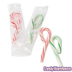 LifeSavers Wint-O-Green And Pep-O-Mint Mini Candy Canes: 40-Piece Box -Candy Shop lifesavers wint o green and pep o mint mini candy canes 40 piece box candy warehouse 3