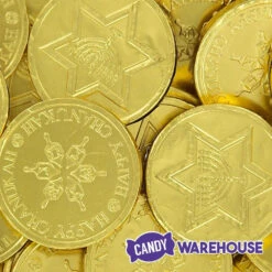 Madelaine Chanukah Gelt Gold Foiled Milk Chocolate Coins In Mesh Bags: 24-Piece Tub -Candy Shop madelaine chanukah gelt gold foiled milk chocolate coins in mesh bags 24 piece tub candy warehouse 3