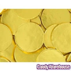 Madelaine Gold Foiled Milk Chocolate Coins - Blank: 5LB Bag -Candy Shop madelaine gold foiled milk chocolate coins blank 5lb bag candy warehouse 3