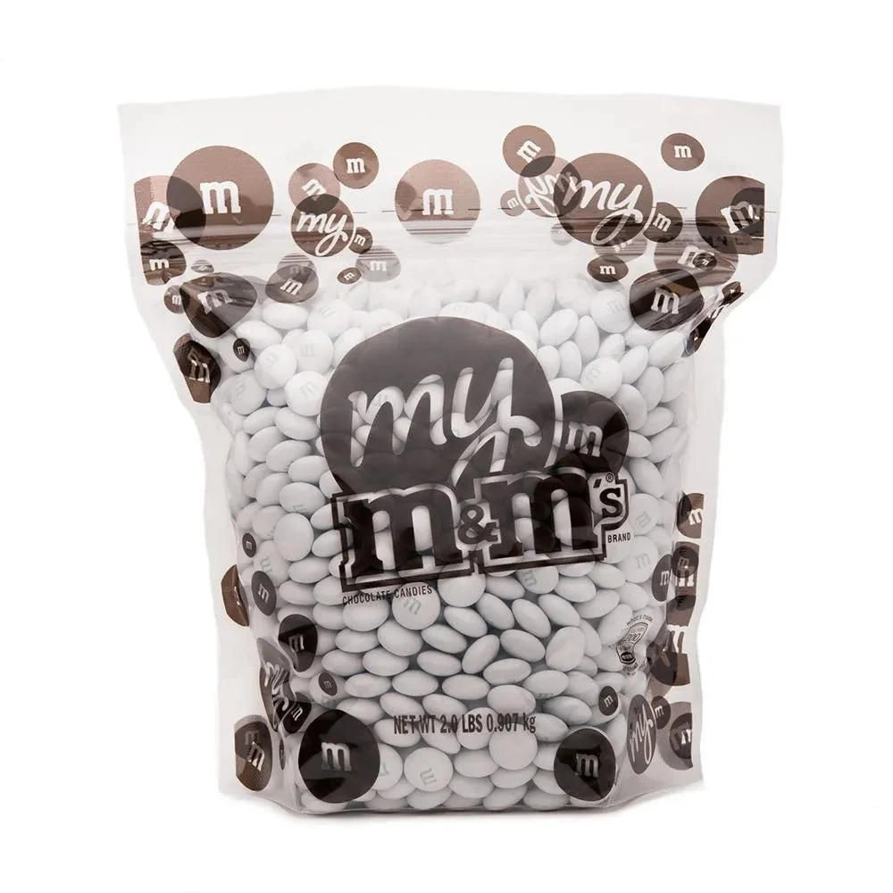 M&M's Milk Chocolate Candy - White: 2LB Bag 1 M&M's Milk Chocolate Candy - White: 2LB Bag