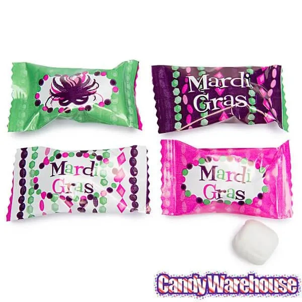 Mardi Gras Wrapped Buttermint Creams: 300-Piece Case 3 Mardi Gras Wrapped Buttermint Creams: 300-Piece Case - Image 3